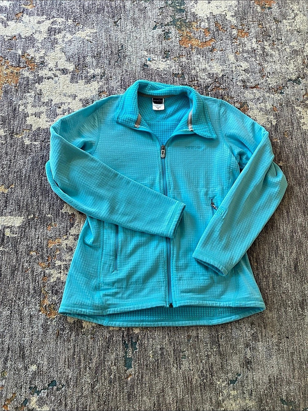 Patagonia Women's R1 Full-Zip Jacket Blue Size Medium